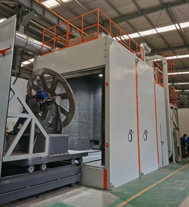 封閉式噴砂房，環(huán)保與處理效果雙保障